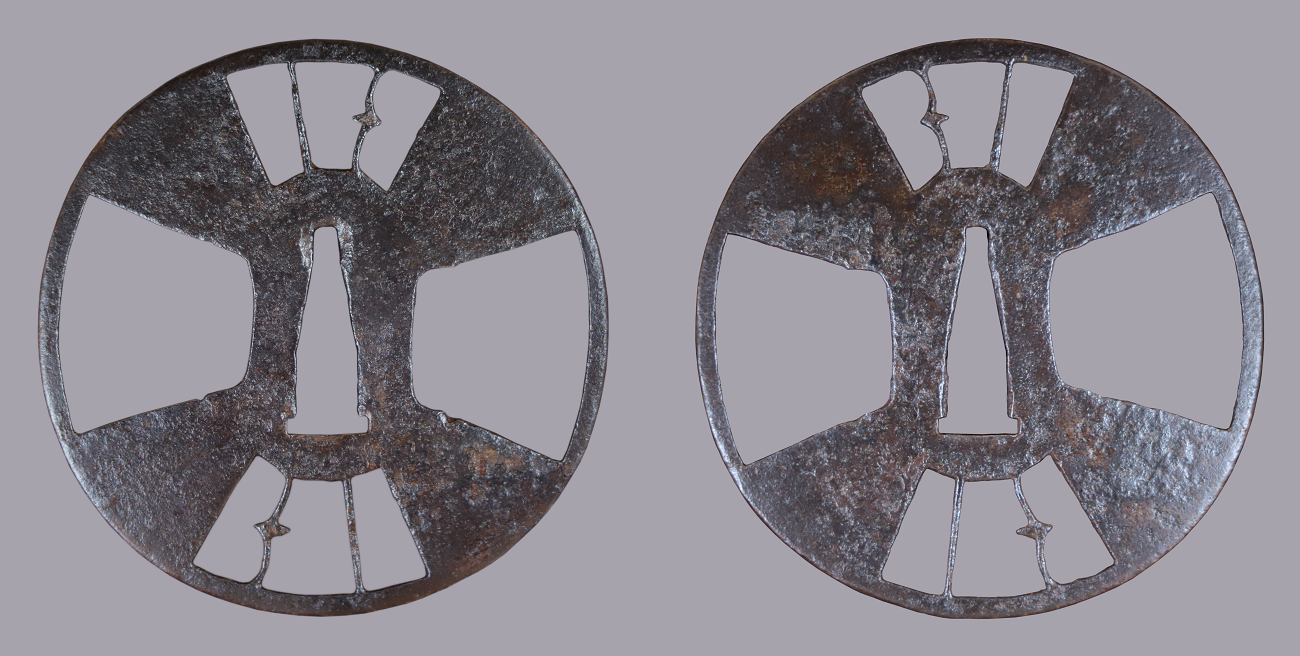 Fan Geese Kokatchushi Tsuba Composite2_1300px